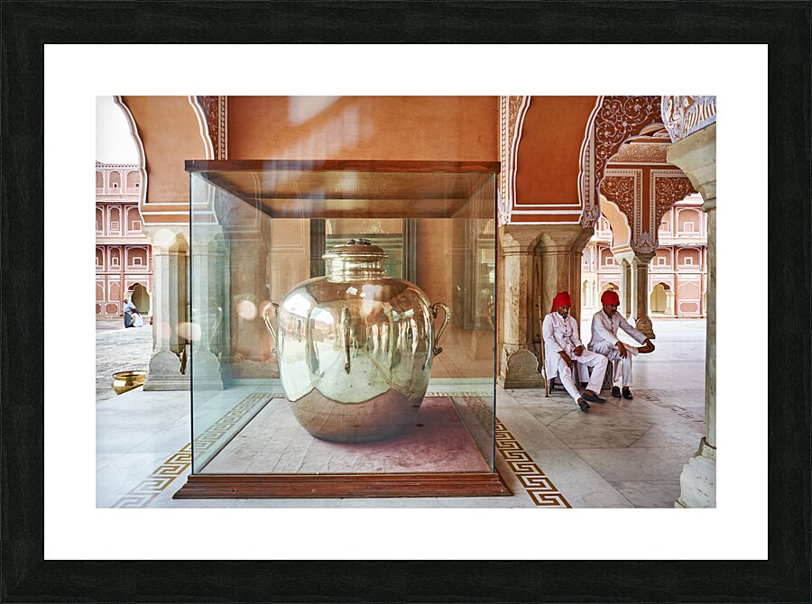 India Rajasthan Jaipur. City Palace Picture Frame print