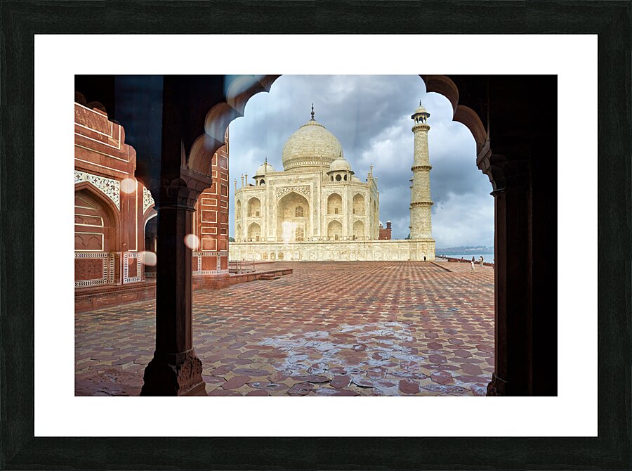India Agra. The Taj Mahal Palace Picture Frame print