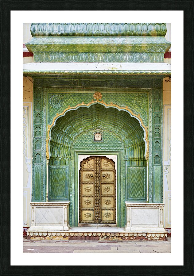 India Rajasthan Jaipur. City Palace Picture Frame print