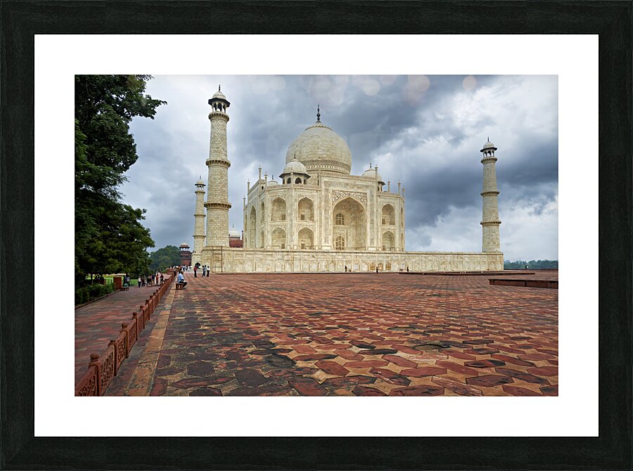 India Agra. The Taj Mahal Palace Picture Frame print