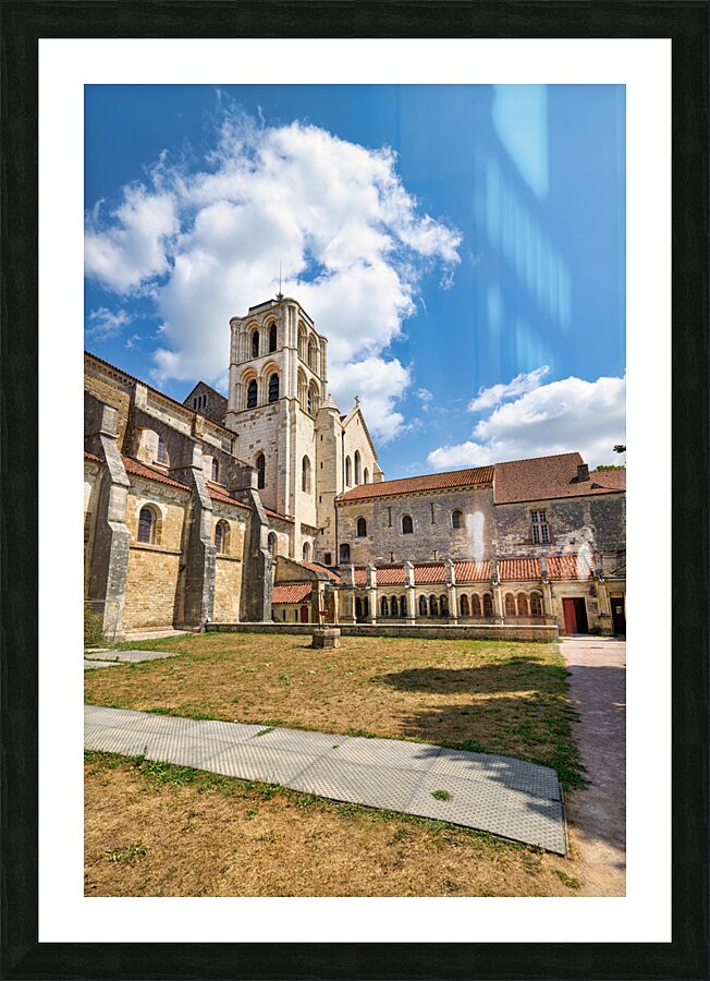Vezelay Abbey. Bourgogne France. Picture Frame print