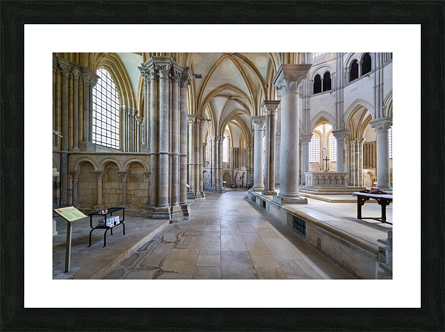 Vezelay Abbey. Bourgogne France. Picture Frame print