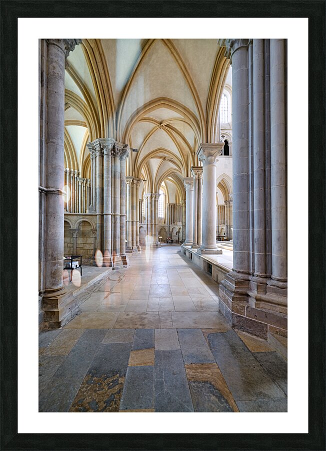 Vezelay Abbey. Bourgogne France. Picture Frame print