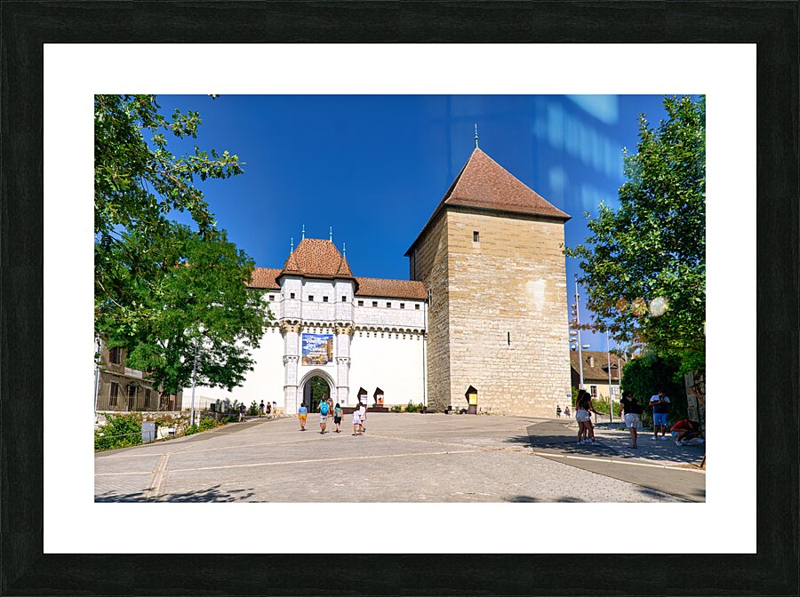 Annecy Haute Savoie France. The castle Picture Frame print