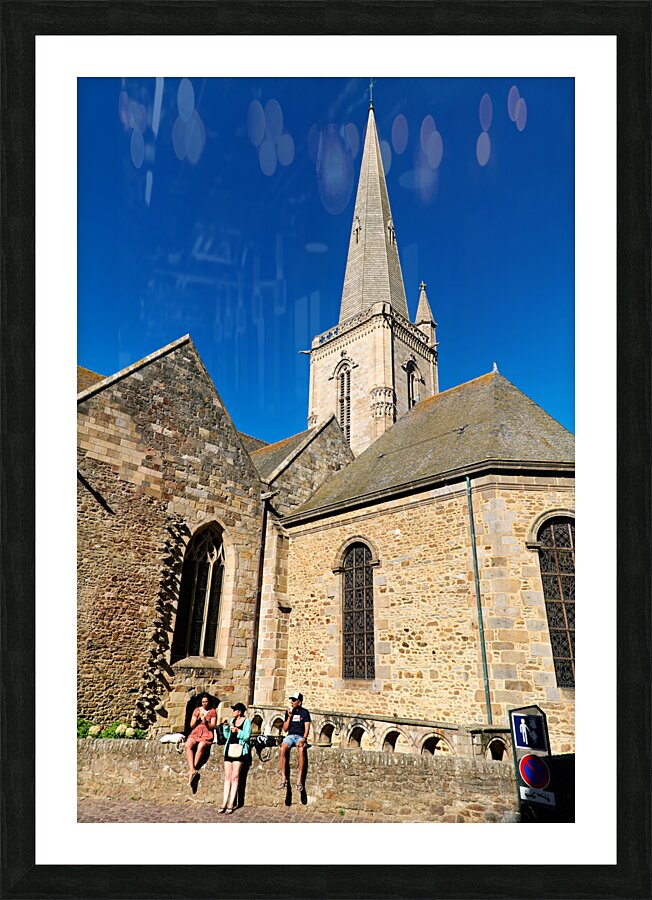 Saint Malo Brittany France. Cathedral Saint Vincent Picture Frame print