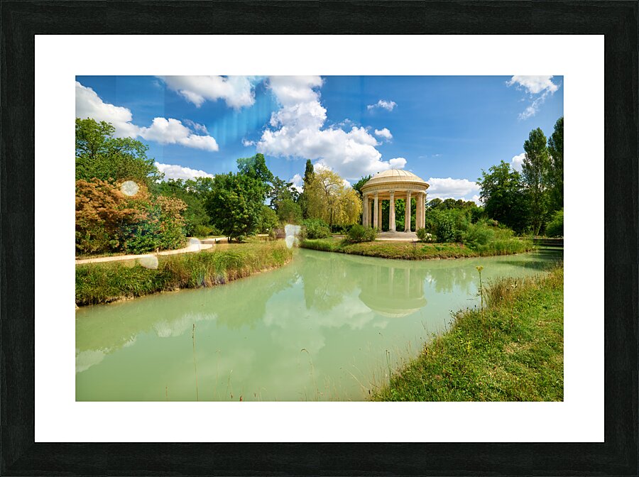 The Palace of Versailles. Paris France. The temple of love at Petit Trianon Picture Frame print