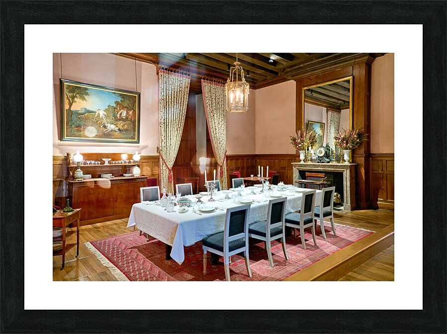 Chateau dAzay le Rideau. Loire Valley. France. Picture Frame print