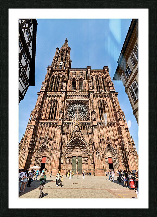 Strasbourg Alsace France. Alsace Wine Route. The Cathedral Picture Frame print