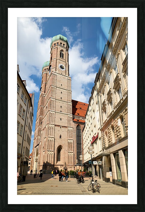 Germany Bavaria Munich. Frauenkirche. The Dom cathedral Picture Frame print