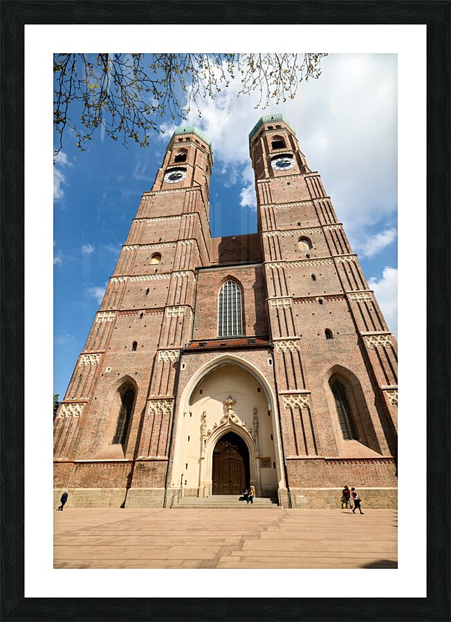 Germany Bavaria Munich. Frauenkirche. The Dom cathedral Picture Frame print