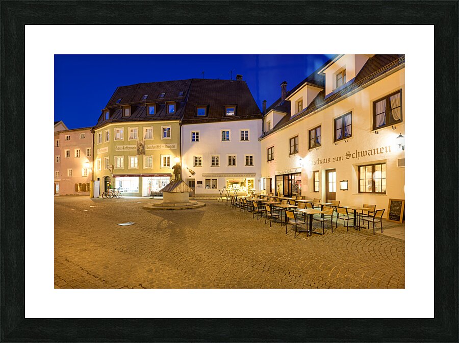 Germany Bavaria Romantic Road. Fussen. Picture Frame print