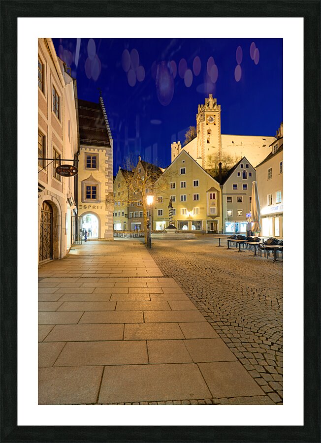 Germany Bavaria Romantic Road. Fussen. Picture Frame print