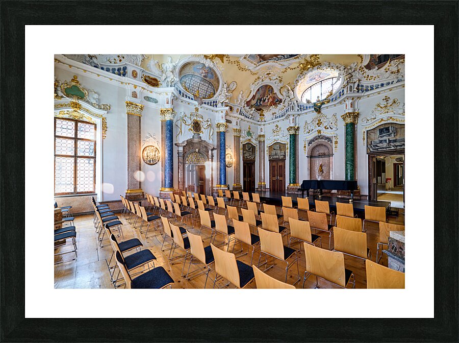 Germany Bavaria Romantic Road. Fussen. St. Mang Abbey Picture Frame print