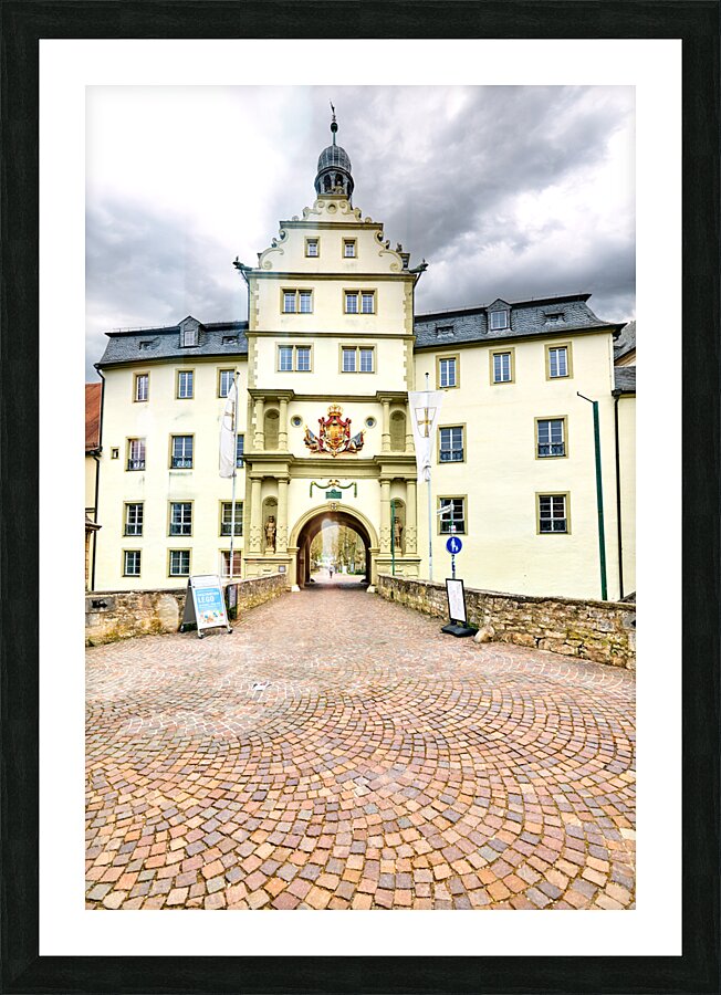 Germany Bavaria Romantic Road. Bad Mergentheim. Deutschordensschloss Castle Picture Frame print