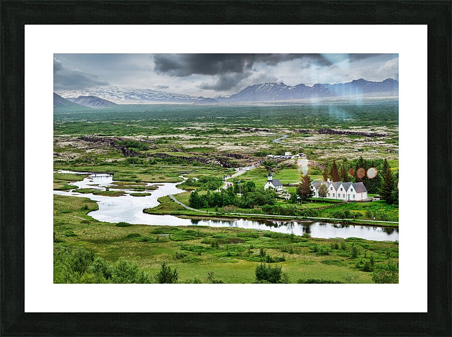 Þingvellir Iceland was the site of the Alþing the annual parliament of Iceland from 930 CE until the last session held at Þingvellir in 1798 CE Picture Frame print