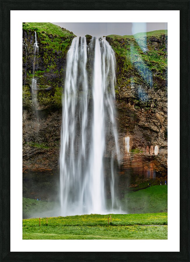 Seljalandsfoss is a waterfall in Iceland. Picture Frame print