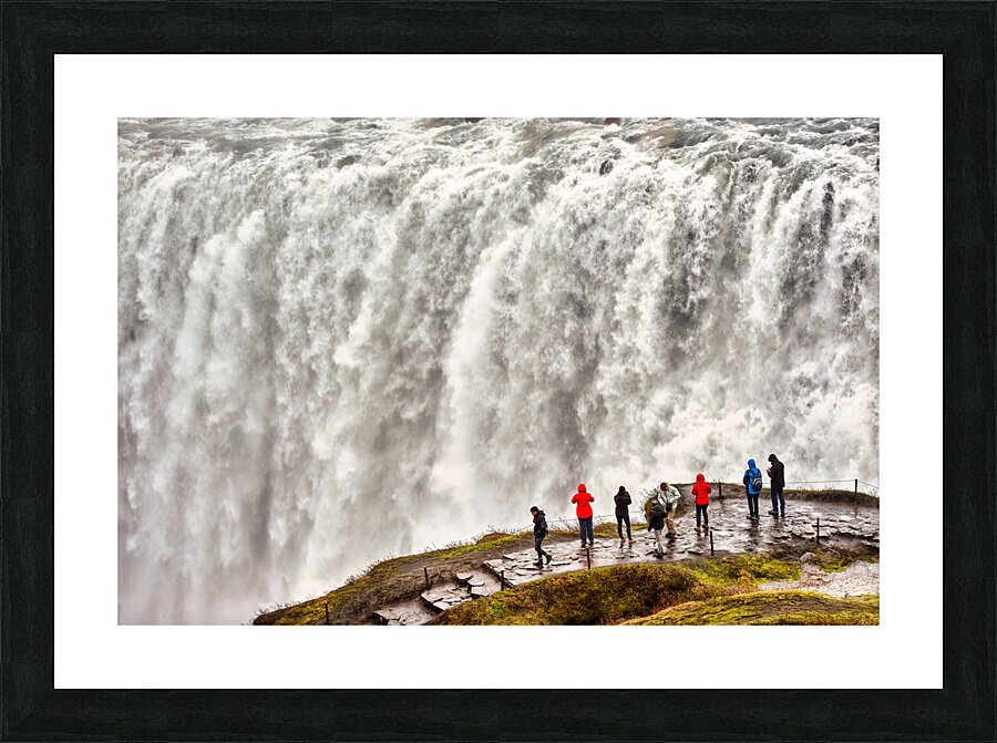 Dettifoss is a waterfall on the river Jökulsá á Fjöllum in the north of Iceland. It is the most powerful waterfall in Europe. Picture Frame print