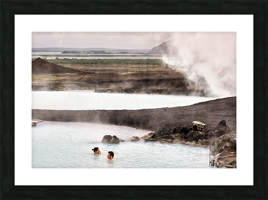 Myvatn Nature Baths. Iceland Picture Frame print