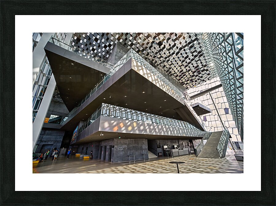 Harpa is a concert hall and conference centre in Reykjavík Iceland. Picture Frame print