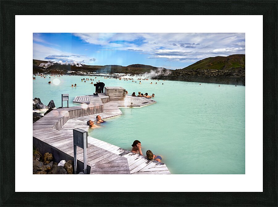 Blue Lagoon SPA. Iceland Picture Frame print