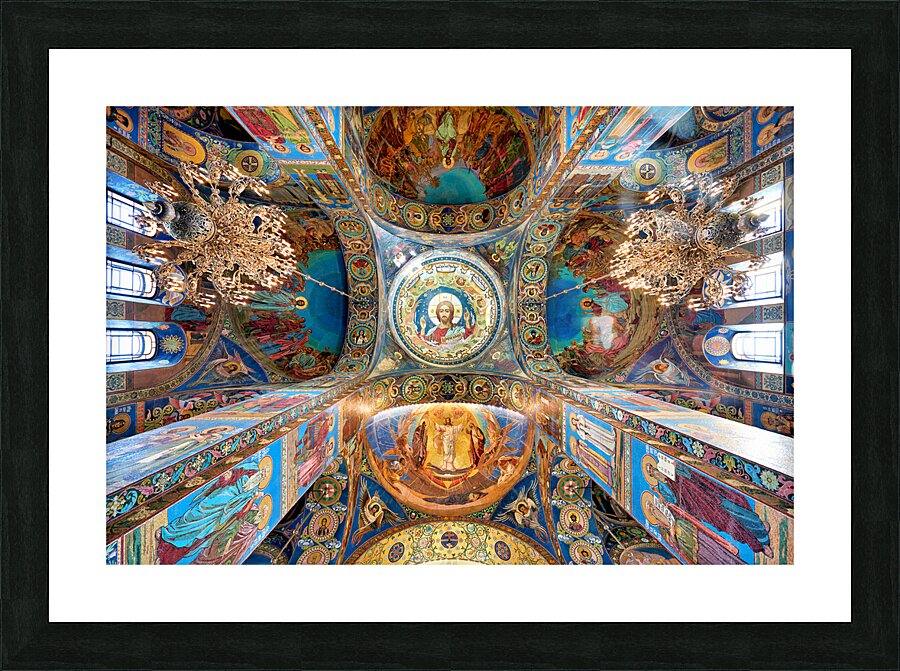 St. Petersburg Russia. Church of the savior on the spilled blood Picture Frame print