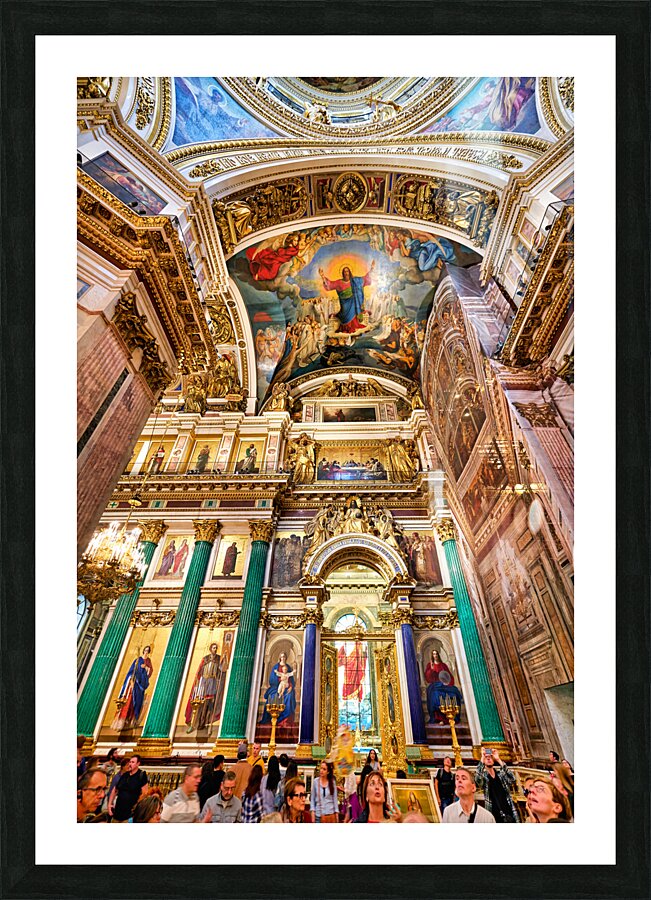 St. Petersburg Russia. St. Isaacs Cathedral Picture Frame print