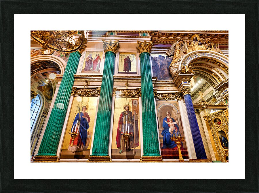 St. Petersburg Russia. St. Isaacs Cathedral Picture Frame print
