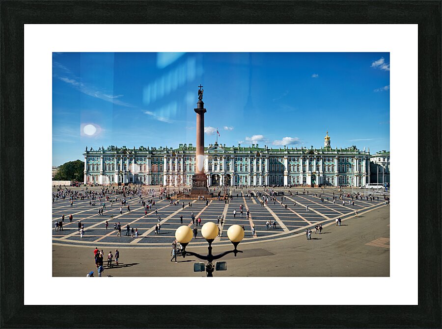 St. Petersburg Russia. The Winter Palace Hermitage Museum Picture Frame print