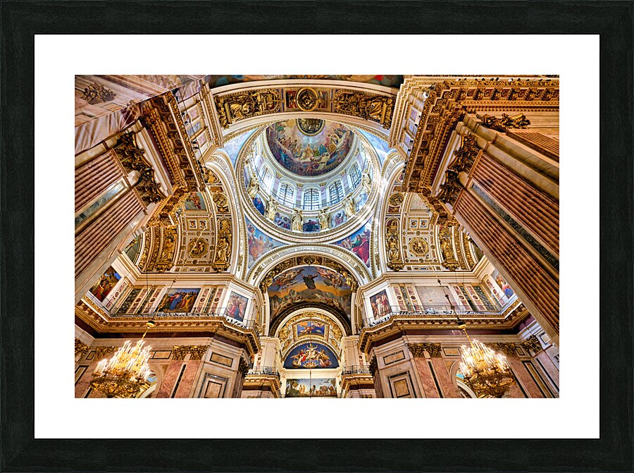 St. Petersburg Russia. St. Isaacs Cathedral Picture Frame print
