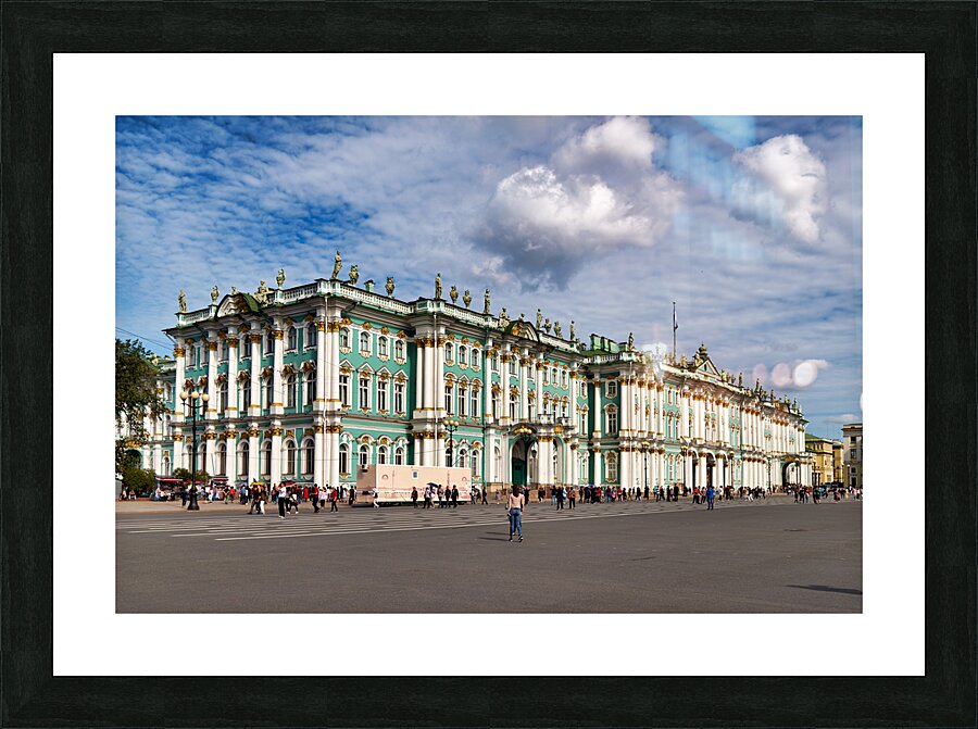 St. Petersburg Russia. The Winter Palace Hermitage Museum Picture Frame print