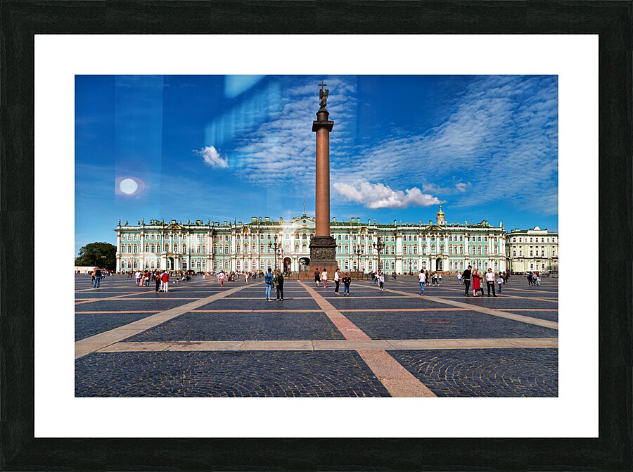 St. Petersburg Russia. The Winter Palace Hermitage Museum Picture Frame print