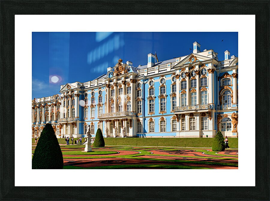 St. Petersburg Russia. Catherine Palace Tsarkoe Selo in Pushkin Picture Frame print