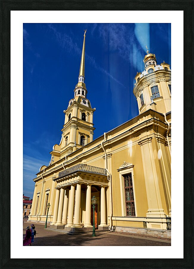 St. Petersburg Russia. Peter and Paul Cathedral at Peter and Paul Fortress Picture Frame print