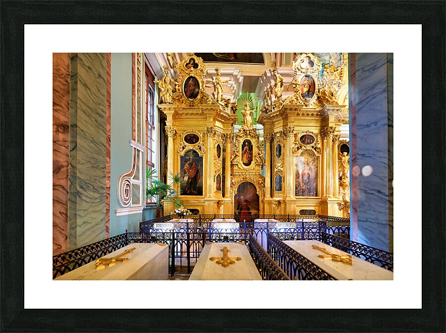 St. Petersburg Russia. Peter and Paul Cathedral at Peter and Paul Fortress Picture Frame print