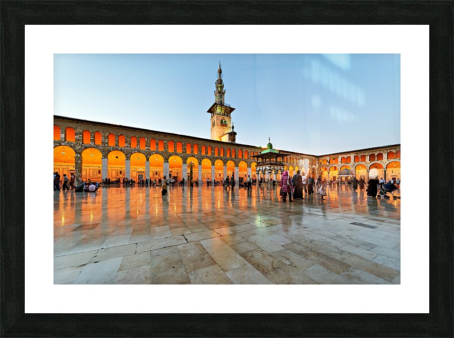 SYRIA. Damascus. The Umayyad Mosque Picture Frame print