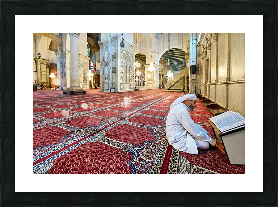 SYRIA. Damascus. The Umayyad Mosque Picture Frame print