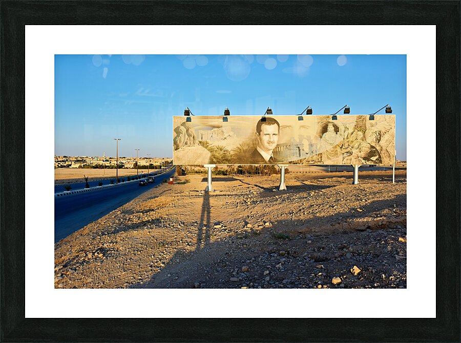 Syria. Palmyra. The cult of Assad Picture Frame print