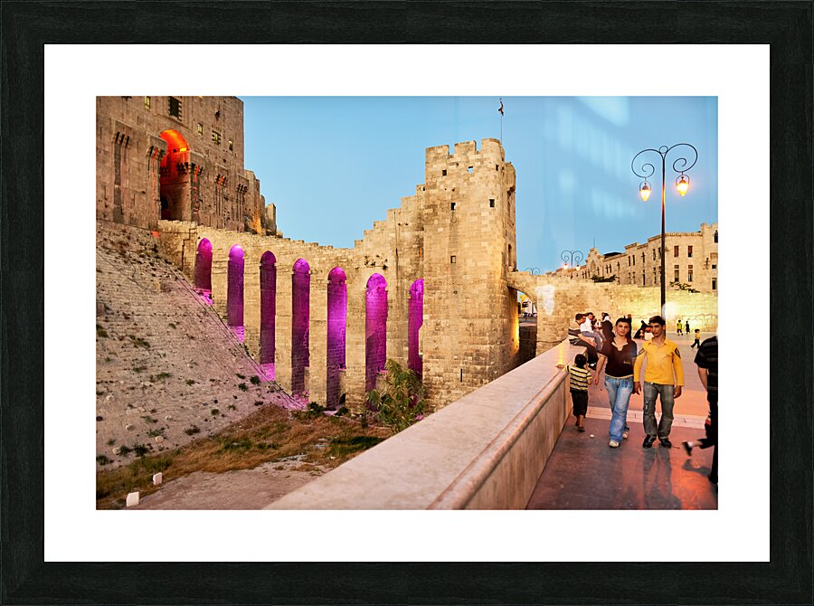 Syria. Aleppo. The Citadel Picture Frame print