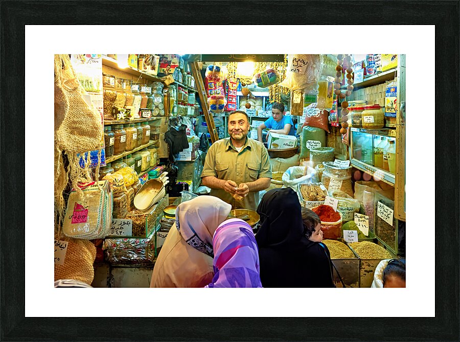 Syria. Aleppo. The souq Picture Frame print