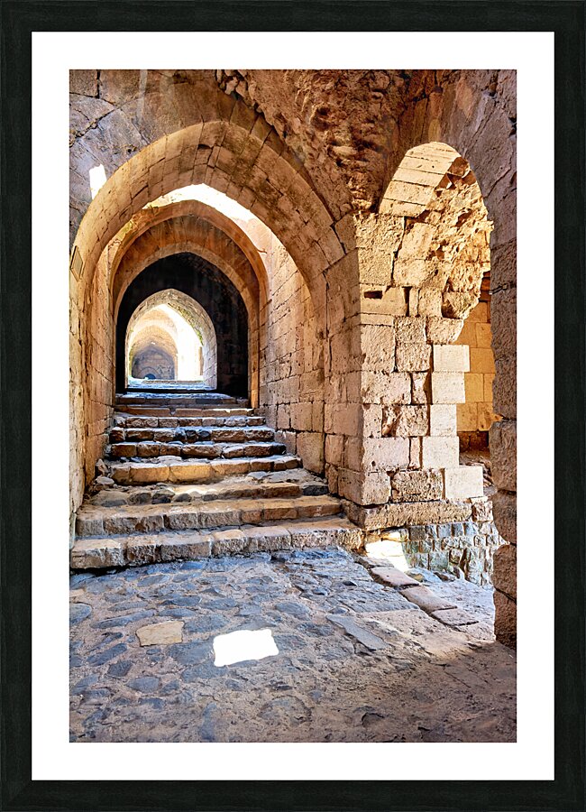 Syria. Krak des Chevaliers crusaders castle Picture Frame print