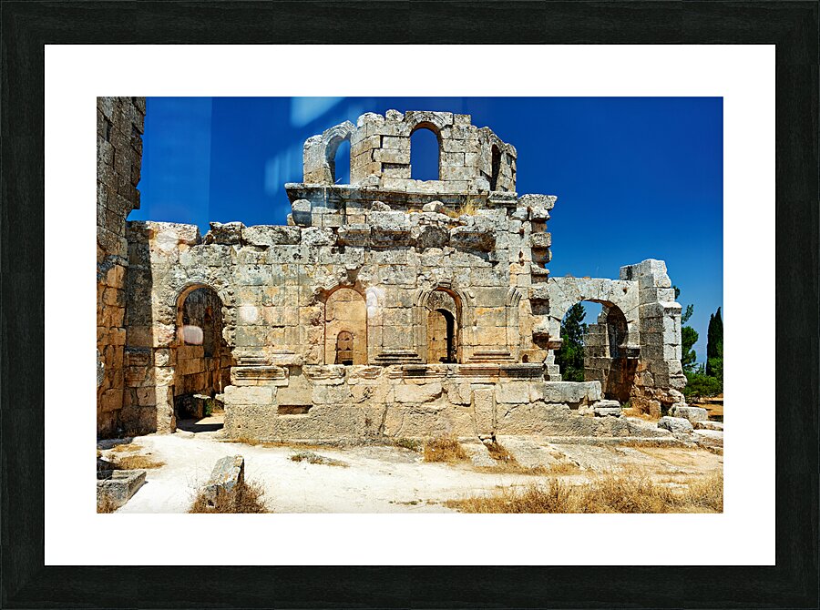 Syria. Church of Saint Simeon Stylites Picture Frame print