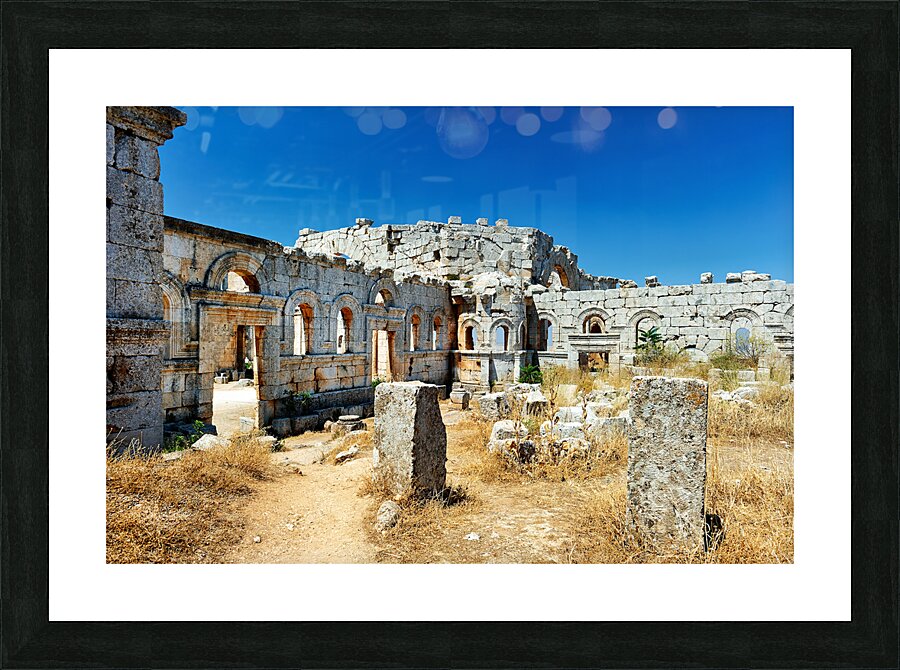 Syria. Church of Saint Simeon Stylites Picture Frame print