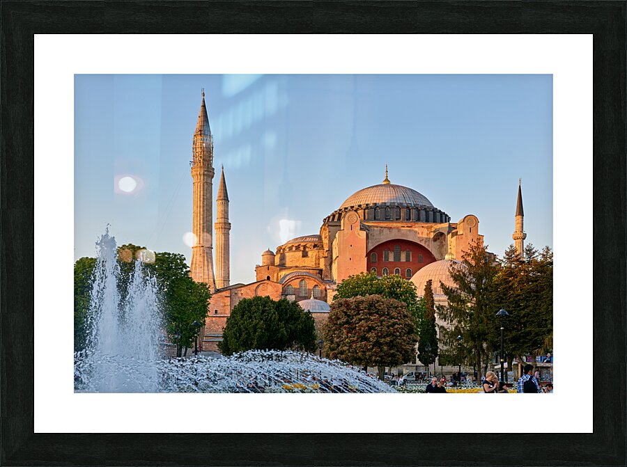 Istanbul Turkey. Hagia Sophia Grand Mosque Picture Frame print