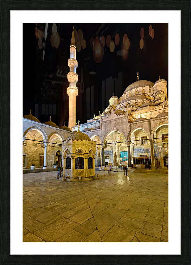 Istanbul Turkey. The Blue Mosque Picture Frame print