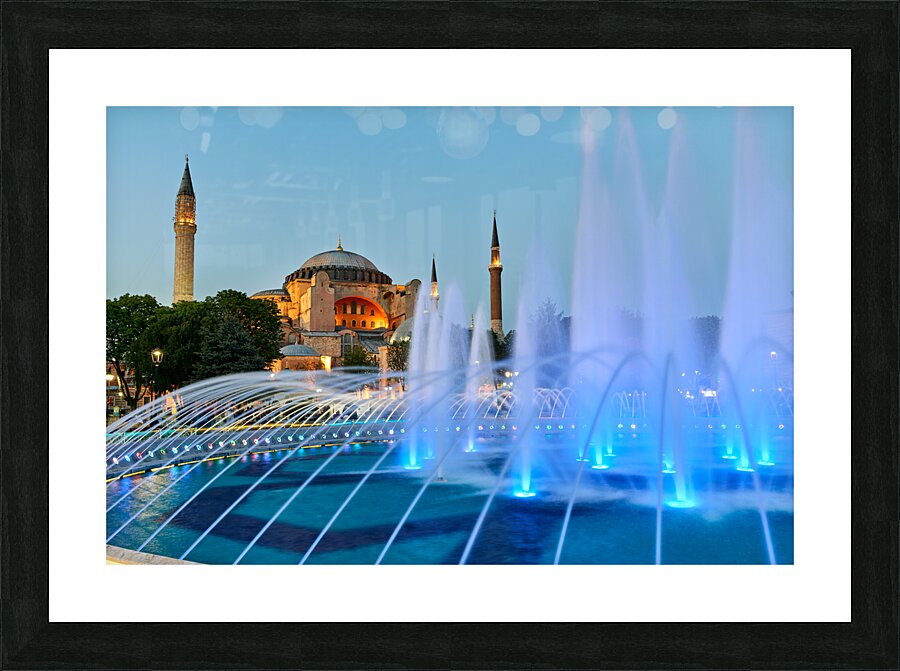 Istanbul Turkey. Hagia Sophia Grand Mosque Picture Frame print