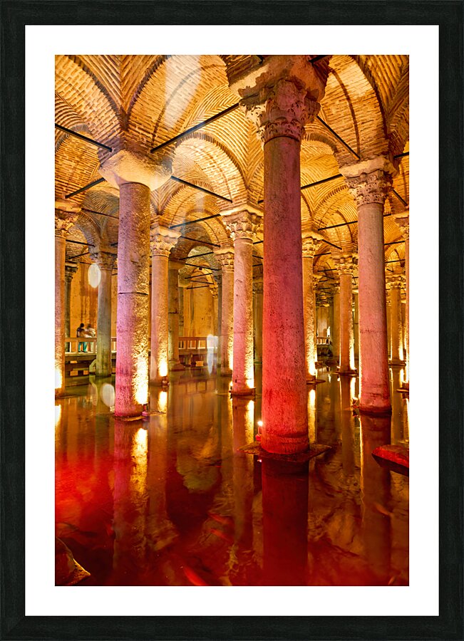 Istanbul Turkey. Basilica Cistern Picture Frame print