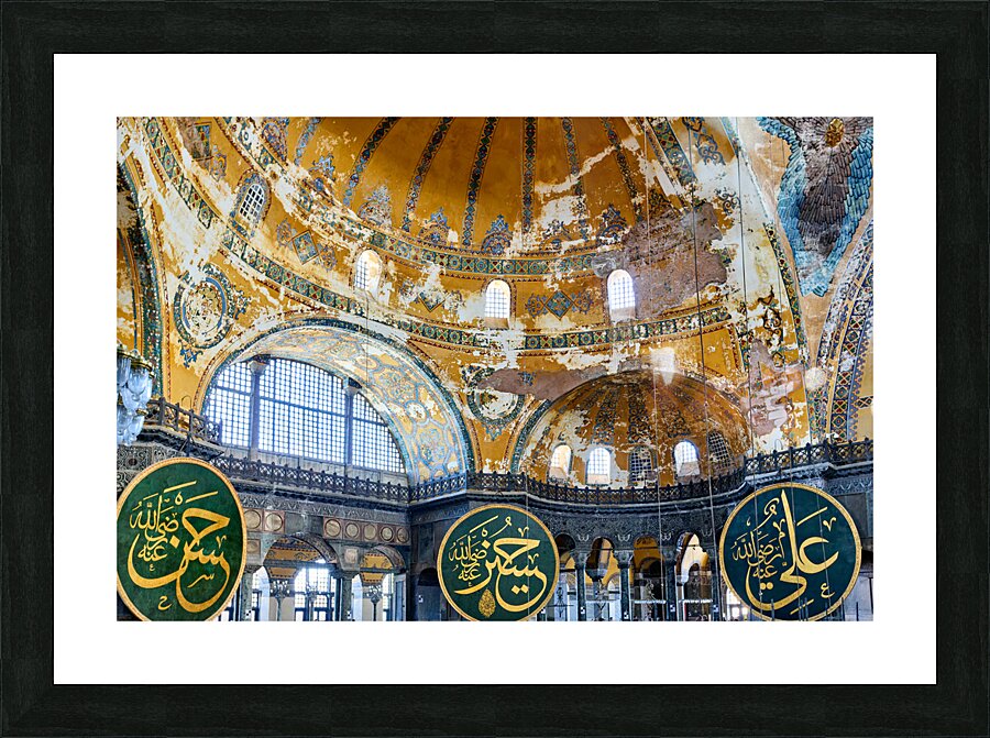 Istanbul Turkey. Hagia Sophia Grand Mosque Picture Frame print
