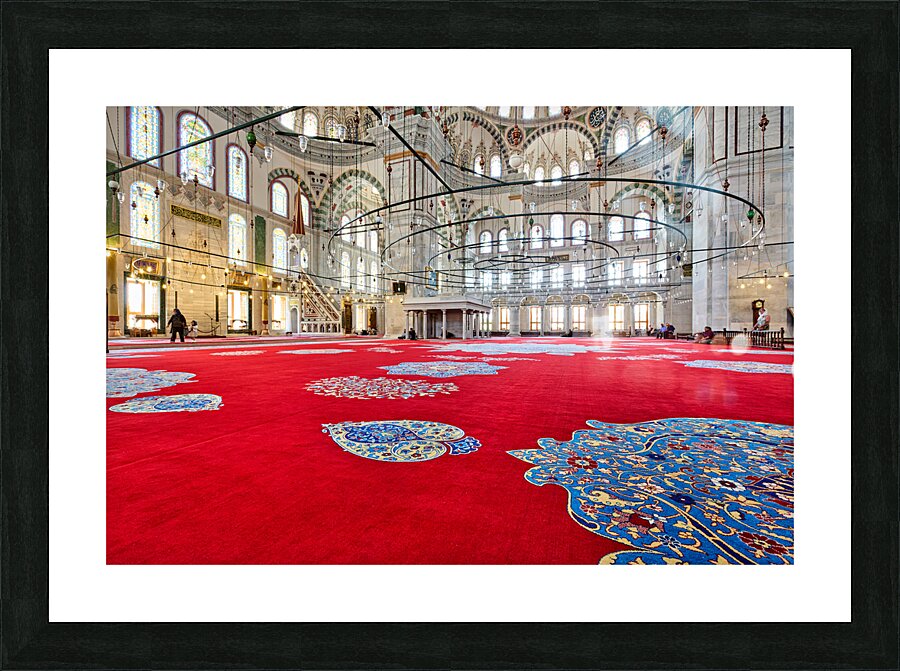 Istanbul Turkey. The Fatih Mosque Picture Frame print