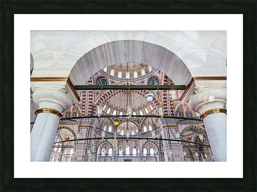 Istanbul Turkey. The Fatih Mosque Picture Frame print