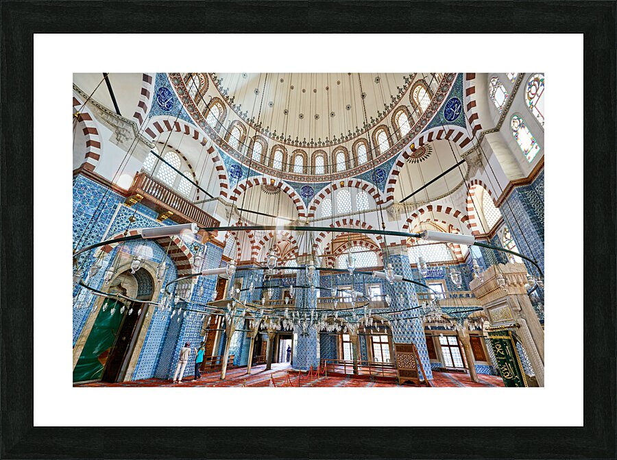 Istanbul Turkey. Rüstem Pasha Mosque Picture Frame print